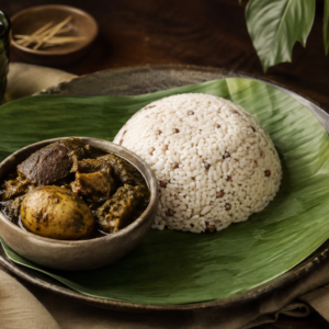 Ofada Rice & Ayamase