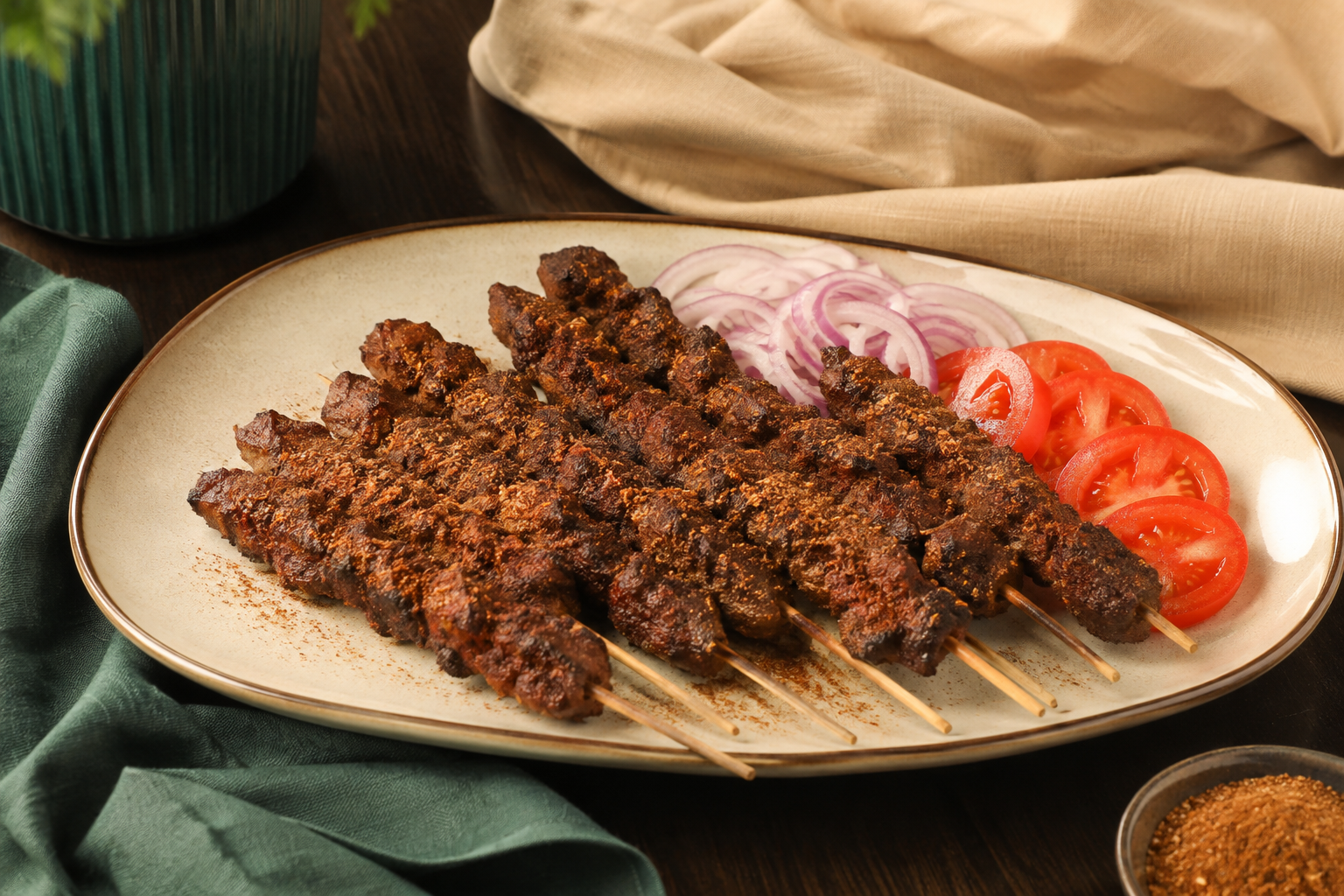 Illustrative Suya serving